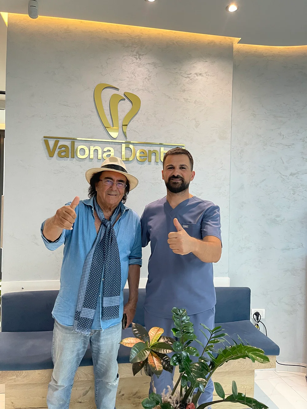 Happy patient at Valona Dental