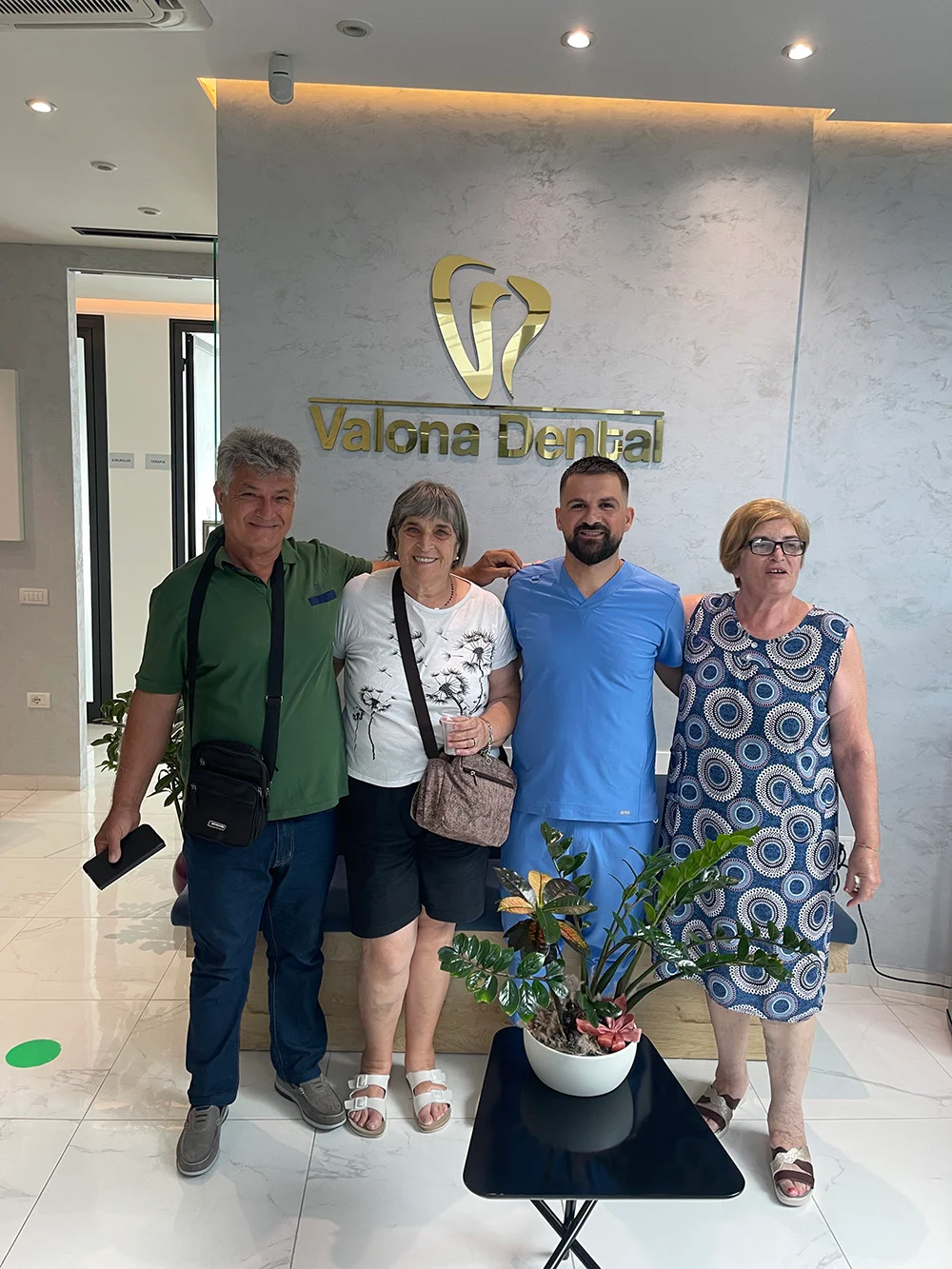 Happy patients at Valona Dental